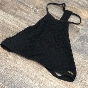 Roxy halter bikini top